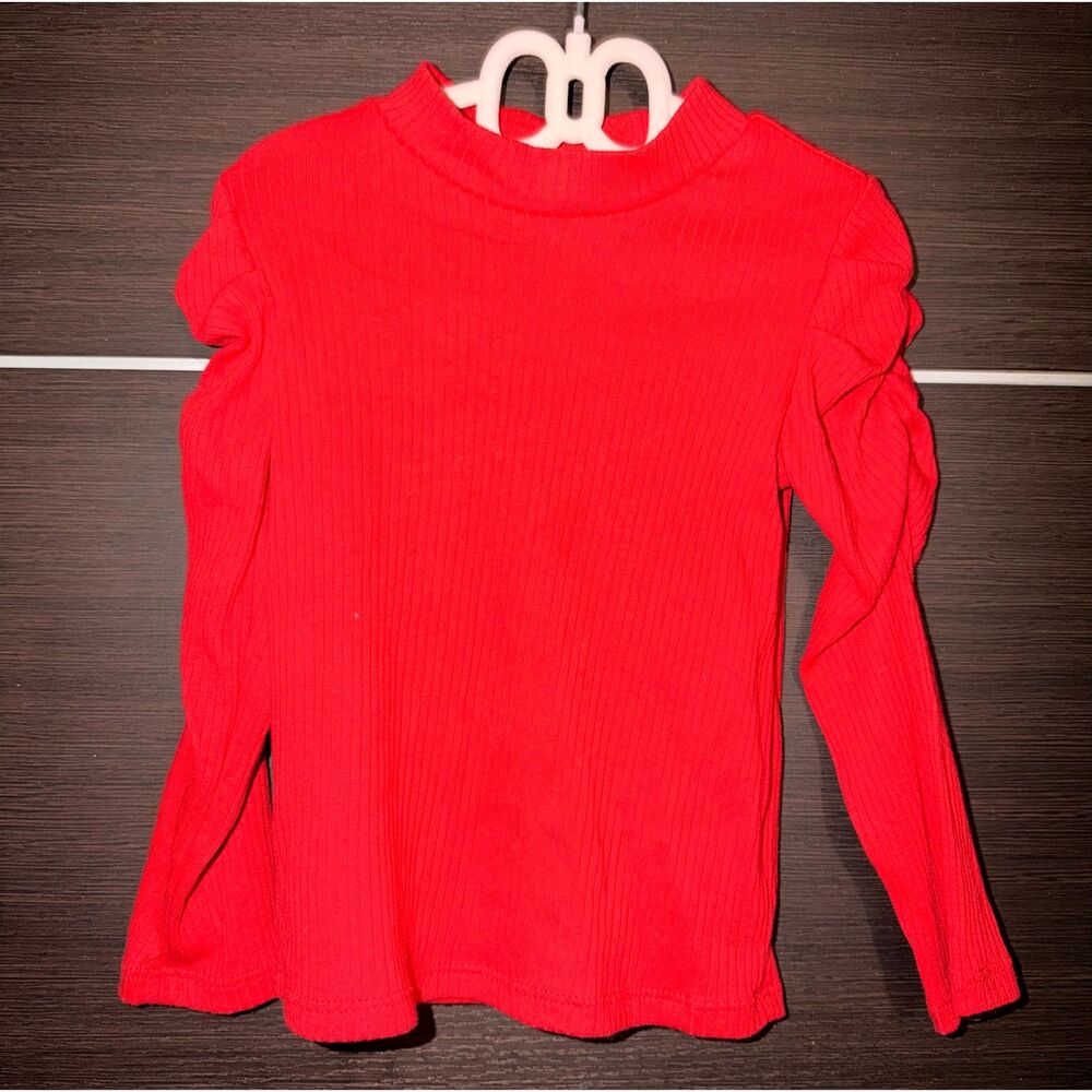 Wonder Nation Long Sleeve Red Shirt Girls 2T